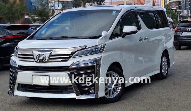 
								TOYOTA VELLFIRE ( 2.5X  6 SEATER ) full									